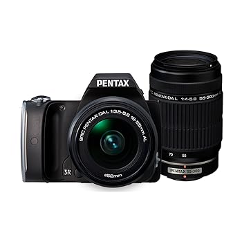 【中古】RICOH デジタル一眼レフ PENTAX K-S1 300ダブルズームキット [DAL18-55mm・DAL55-300mm] ブラック PENTAX K-S1 300WZOOM KIT BLACK 06434