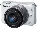 【中古】Canon ミラーレス一眼カメラ EOS M10 レンズキット(ホワイト) EF-M15-45mm F3.5-6.3 IS STM 付属 EOSM10W...