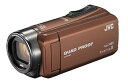 【中古】JVC ビデオカメラ Everio R 防水5m 防塵仕様 耐低温 耐衝撃 内蔵メモリー32GB ライトブラウン GZ-R400-T(2)