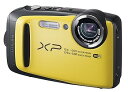 【中古】FUJIFILM デジタルカメラ XP90 防水 イエロー FX-XP90Y