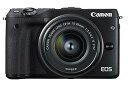 【中古】Canon ミラーレス一眼カメラ EOS M3 レンズキット(ブラック) EF-M15-45mm F3.5-6.3 IS STM 付属 EOSM3BK-...