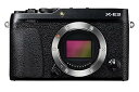 【中古】富士フイルム(FUJIFILM) ミラーレス一眼カメラ X-E3ブラック X-E3-B