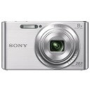 【中古】SONY(ソニー) コンパクトデジタルカメラ Cyber-shot DSC-W830 シルバー 光学ズーム8倍(25-200mm) コンパクトボディ D...