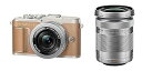 【中古】OLYMPUS ミラーレス一眼カメラ PEN E-PL9 ダブルズームキット ブラウン
