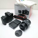 【中古】キヤノン EOS Kiss M 【EF-M15-45 IS STM レンズキット】 (ブラック/ミラーレス一眼カメラ) EOSKISSMBK1545IS...