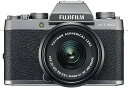 【中古】富士フイルム(FUJIFILM) ミラーレス一眼 X-T100レンズキット ダークシルバー X-T100LK-DS