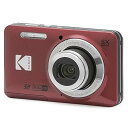 【中古】KODAK (コダック) PIXPRO 使いやすい ズーム FZ55-RD 16MP デジタルカメラ 光学5倍ズーム 広角 28mm 2.7インチ液晶画...