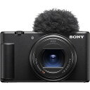 【中古】SONY(ソニー) コンパクトデジタルカメラ VLOGCAM Vlog用カメラ ZV-1II ボディ ウィンドスクリーン付属 18-50mm F1.8-...