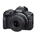 【中古】Canon ミラーレス一眼カメラ EOS R100 標準ズームレンズキット(RF-S18-45) ブラック/APS-C/約356g EOSR100-18...