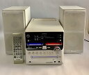 【中古】JVCケンウッド ビクター マイクロコンポーネントMDシステム ホワイト UX-W500-W