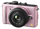 【中古】パナソニック ミラーレス一眼カメラ/レンズキット(20mm/F1.7パンケーキレンズ付属) フェアリーピンク DMC-GF1C-P