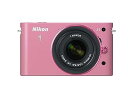 【中古】Nikon ミラーレス一眼カメラ Nikon 1 (ニコンワン) J1 (ジェイワン) 標準ズームレンズキット ピンク N1 J1HLK PK