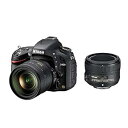 【中古】Nikon デジタル一眼レフカメラ D600 ダブルレンズキット 24-85mm f/3.5-4.5G ED VR/50mm f/1.8G付属 D600...