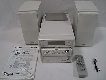 【中古】Victor ビクター JVC CA-UXW50-W マイクロコンポーネントMDシステム (CD/ダブルMDコンポ)(本体UX-W50とスピーカーSP-...