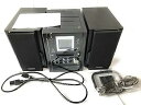 【中古】Panasonic パナソニック SC-PM37MD-K ブラック ミニコンポ (CD/MDコンポ)(本体SA-PM37MDとスピーカーSB-PM37の...