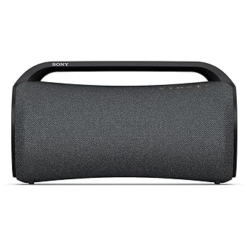 【中古】ソニー 重低音スピーカー SRS-XG500 2021年モデル パッシブラジエーター搭載 防水・防塵IP66 バッテリー駆動 マイク端子・ギター端子搭載 ブラッ