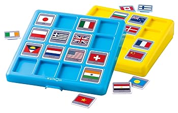 【中古】くもん出版 ロジカル国旗パズル 知育玩具 おもちゃ 4歳以上 KUMON