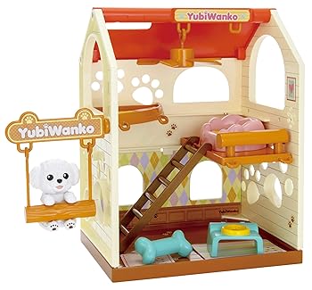 【中古】ゆびわんこ トイプードルとブランコのおうち