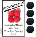 【中古】London Magic Works スポンジボールセット スポンジマニュアル付き 大小問わずどんな手にも最適
