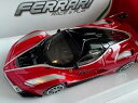 【中古】Ferrari Race & Play Die-Cast Model Car, 1:43 Scale, Red