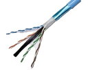 【中古】冨士電線 環境配慮型Cat6A LANケーブル(200巻) EM-TPCC 6A 23AWG x 4P 薄青