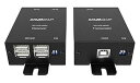 【中古】BZBGEAR BG-USB-MR80 4ポート USB 2.0 エクステンダー シングルCat5e/6/7 ケーブル 最大260フィート