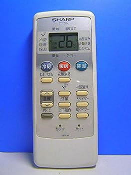 【中古】シャープ エアコンリモコン A814JB 蓋無
