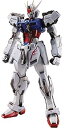 【中古】TAMASHII NATIONS METAL BUILD 機動戦士ガンダムSEED エールストライクガンダム 約180mm ダイキャスト&ABS&PVC製 塗装済み可動フィギュア