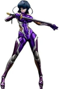 【中古】対魔忍シリーズ SECOND AXE式HENTAI ACTION 井河アサギ〜メタリックカラーver.〜 塗装済み完成品 可動フィギュア