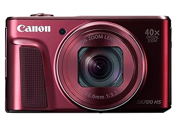 【中古】Canon デジタルカメラ PowerShot SX720 HS レッド 光学40倍ズーム PSSX720HSRE