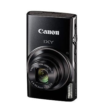 【中古】Canon コンパクトデジタルカメラ IXY 650 ブラック 光学12倍ズーム/Wi-Fi対応 IXY650BK-A