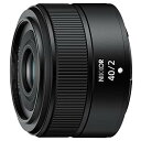 【中古】Nikon 単焦点レンズ NIKKOR Z 40mm f/2 Zマウント フルサイズ対応 ブラック