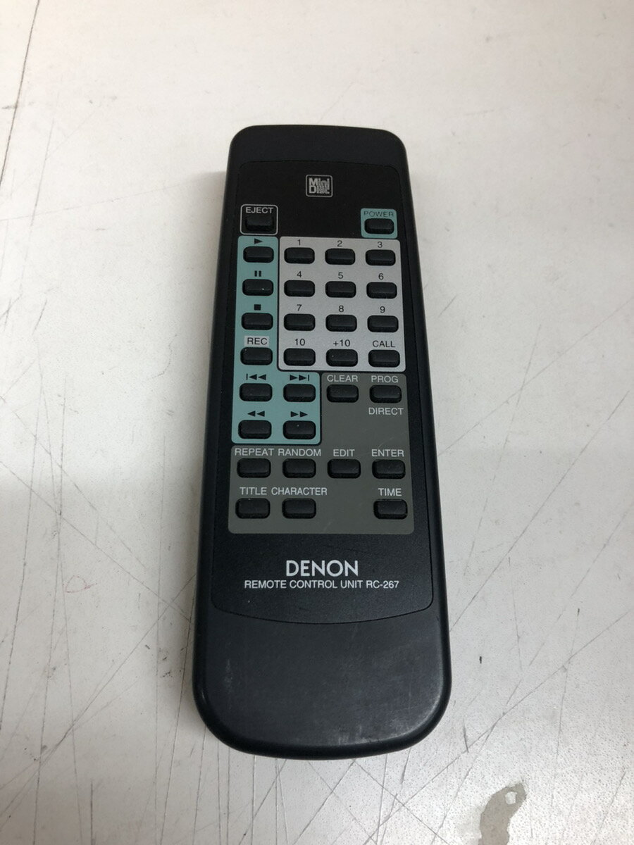 〈中古〉DENON リモコン RC-267 ブラック