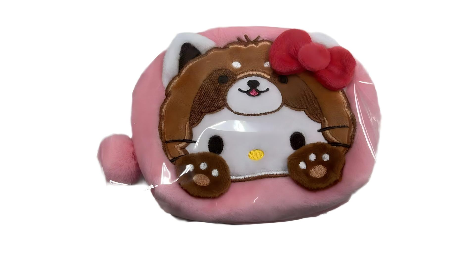 Rakuten - サンリオ ハローキティ (レッサーパンダ) オーバルポーチ バンザイシリーズ Sanrio