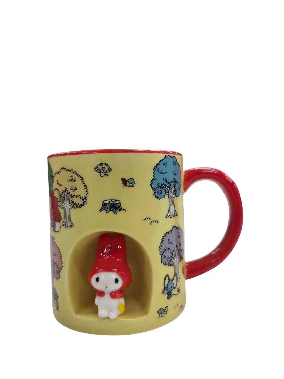 Rakuten - サンリオ (SANRIO) 「 マイメロディ おでかけ 」 マグカップ 赤いきのこのおうち コップ マイメロ グッズ 雑貨 食器 赤 白