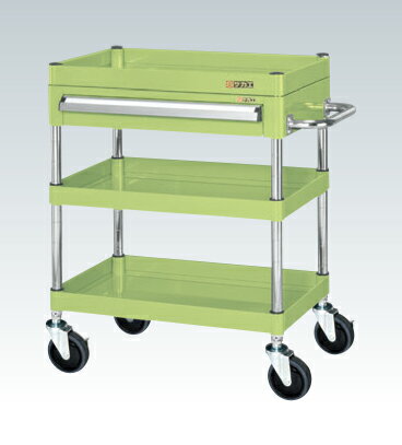 サカエCSパールワゴン（中量タイプ・引出し付）CSP-6073ASE【お届け先が法人様か個人事業主様のみご注文可能】【キャンセル不可】※一部地域「送料別」