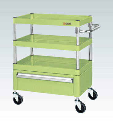 サカエCSパールワゴン（中量タイプ・引出し付）CSP-6073CSE【お届け先が法人様か個人事業主様のみご注文可能】【キャンセル不可】※一部地域「送料別」