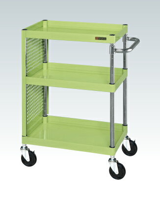 サカエCSパールワゴン（中量タイプ・全面パンチングパネル付）CSP-6083ZP【お届け先が法人様か個人事業主様のみご注文可能】【キャンセル不可】※一部地域「送料別」