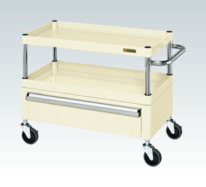 サカエCSパールワゴン（中量タイプ・引出し付）CSP-6062CSEI【お届け先が法人様か個人事業主様のみご注文可能】【キャンセル不可】※一部地域「送料別」