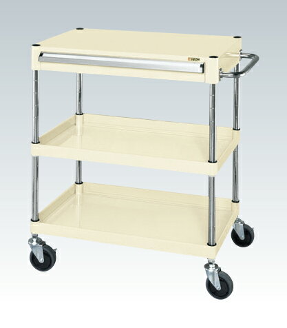 サカエCSパールワゴン（中量タイプ・引出し付）CSP-7572ASEI【お届け先が法人様か個人事業主様のみご注文可能】【キャンセル不可】※一部地域「送料別」