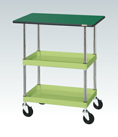 サカエCSパールワゴン（中量タイプ・天板付）CSP-7572TE【お届け先が法人様か個人事業主様のみご注文可..