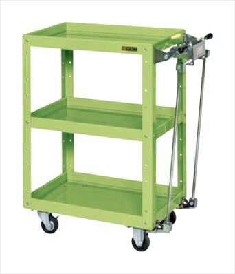 サカエニューCSスーパーワゴン（ハンドブレーキ付）CSWA-608HB【お届け先が法人様か個人事業主様のみご..