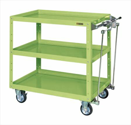 サカエニューCSスーパーワゴン（ハンドブレーキ付）CSWA-908HB【お届け先が法人様か個人事業主様のみご..