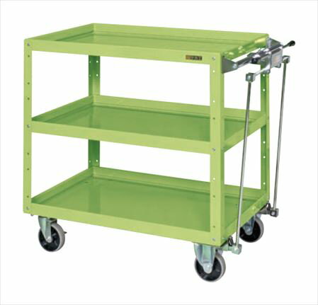 サカエニューCSスーパーワゴン（ハンドブレーキ付）CSWA-908HBNU【お届け先が法人様か個人事業主様のみ..