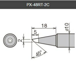 替こて先PX-48RT-2CPX-480用 【太洋電機産業】 goot グット