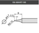 【太洋電機産業】 goot グット 替こて先 SB型品番 RX-80HRT-SB(4)