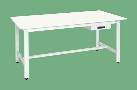 サカエ軽量作業台（抗菌・抗ウイルス天板・キャビネット1段付）KH-38AVPW【お届け先が法人様か個人事業主様のみご注文可能】【キャンセル不可】※一部地域「送料別」