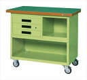 サカエ移動作業車(上段3段引出し・パネル付)SKR-320P【お届け先が法人様か個人事業主様のみご注文可能】【キャンセル不可】※一部地域「送料別」