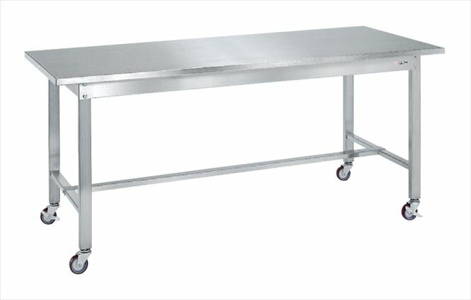 サカエステンレス作業台移動式SUS-189BSSN【お届け先が法人様か個人事業主様のみご注文可能】【キャンセル不可】※一部地域「送料別」