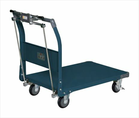 サカエ特製四輪車（400KGタイプ・ハンドブレーキ付）TAN-55HBNUD【お届け先が法人様か個人事業主様のみ..